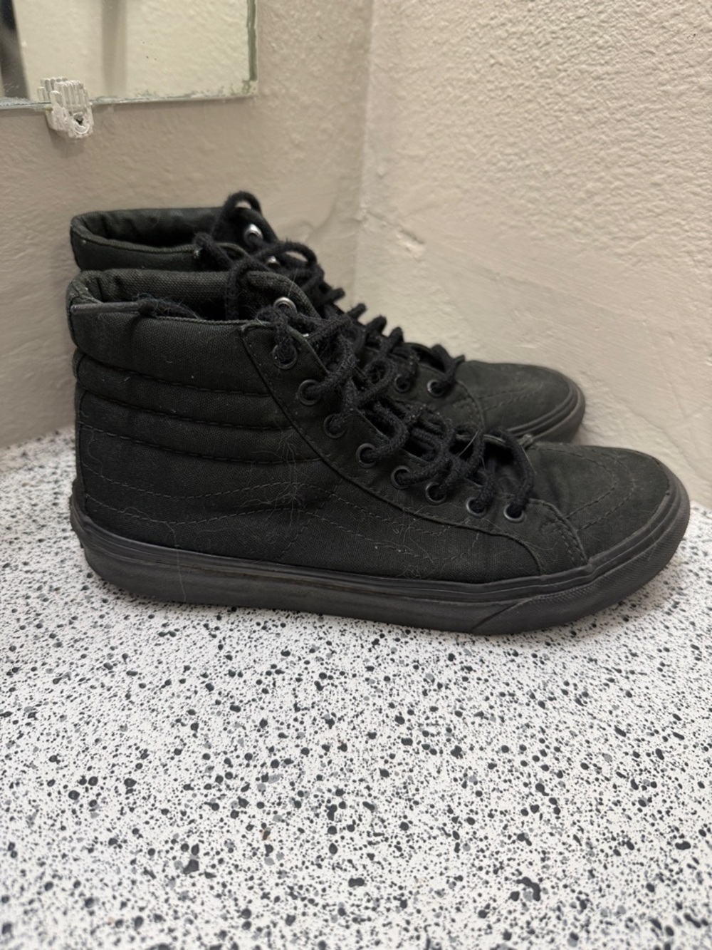 Vans Black High-Top Sneakers
